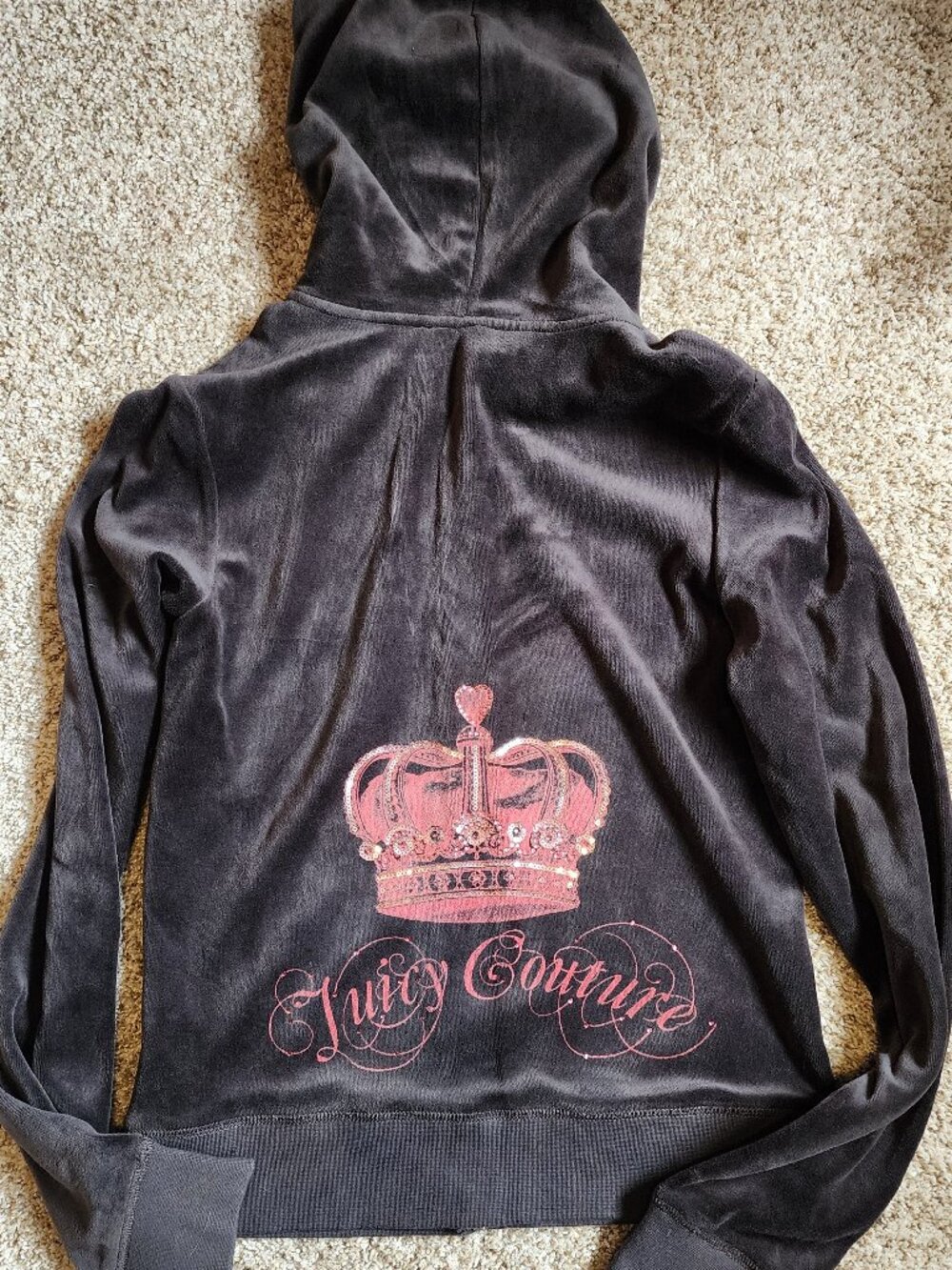 Vintage Juicy Couture Crown Hoodie / MEDIUM /